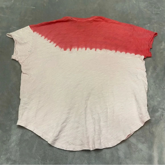 ATM Anthony Thomas Melillo Pink/White Ombre Slub Jersey Boyfriend Tee - 27322 - Picture 5 of 11